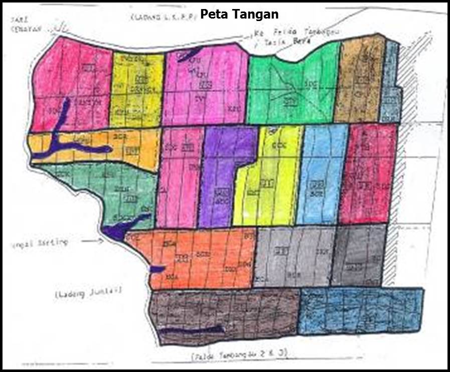 peta lakaran tangan gps gis