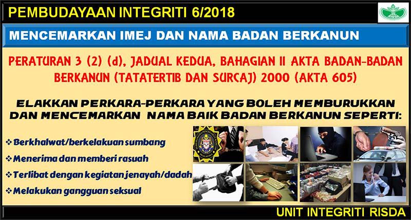 pembudayaan integriti 6-2018